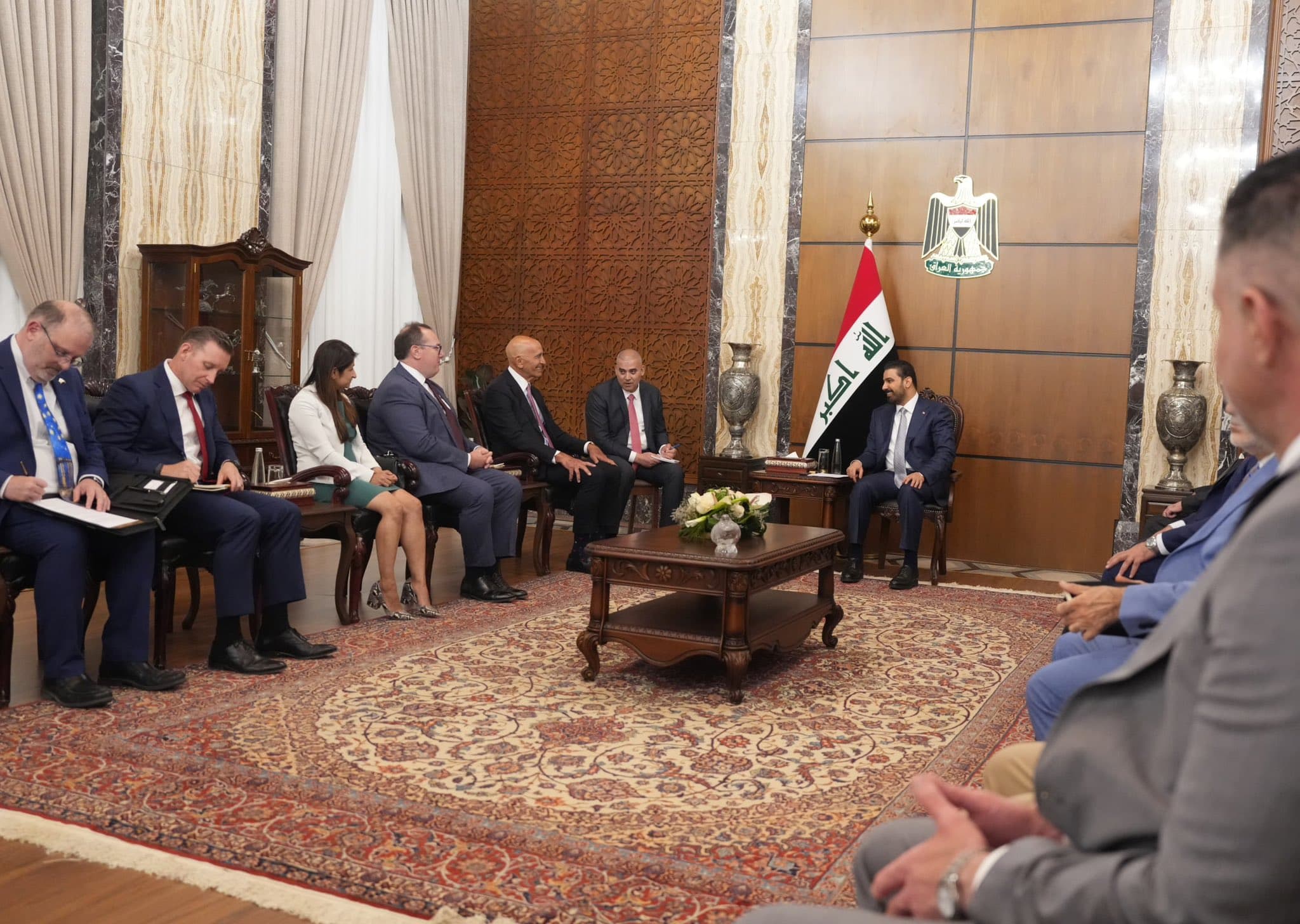 US envoy meeting Iraq's prime minister Ali al-Zaidi in Baghdad, on June 15, 2026. Photo: Iraqi PMO