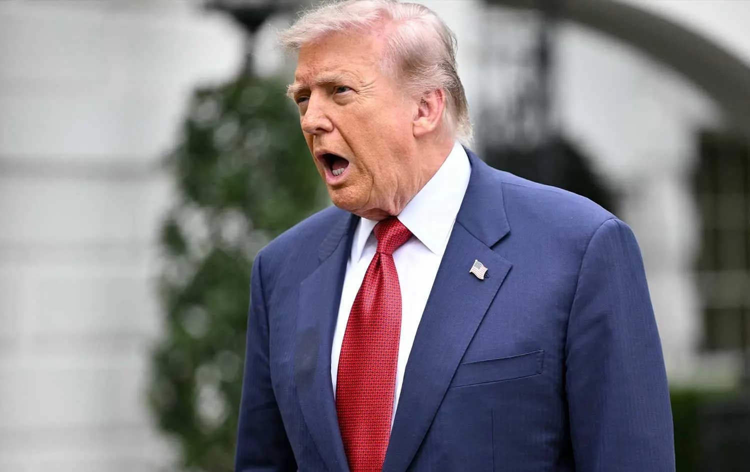 US President Donald Trump speaks to journalists in Washington, DC on May 8, 2026. Photo: AFP