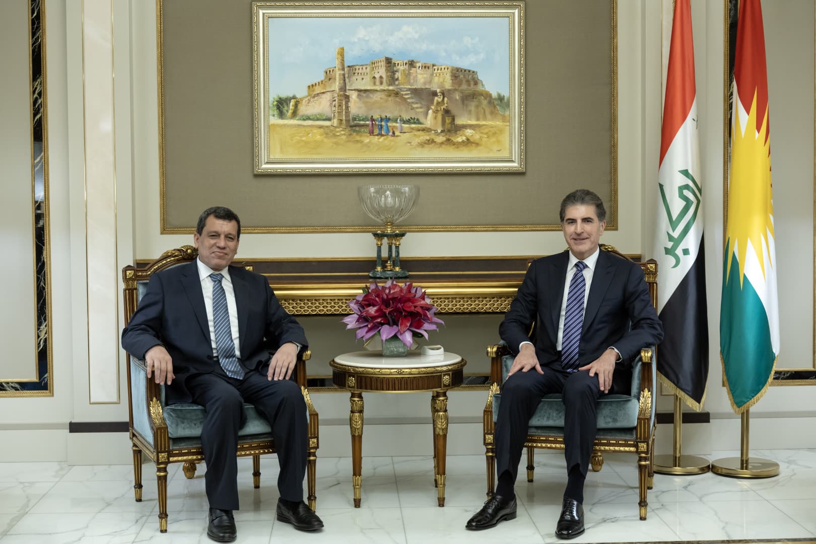 Başkan Neçirvan Barzani, DSG Genel Komutanı Mazlum Abdi ile görüştü