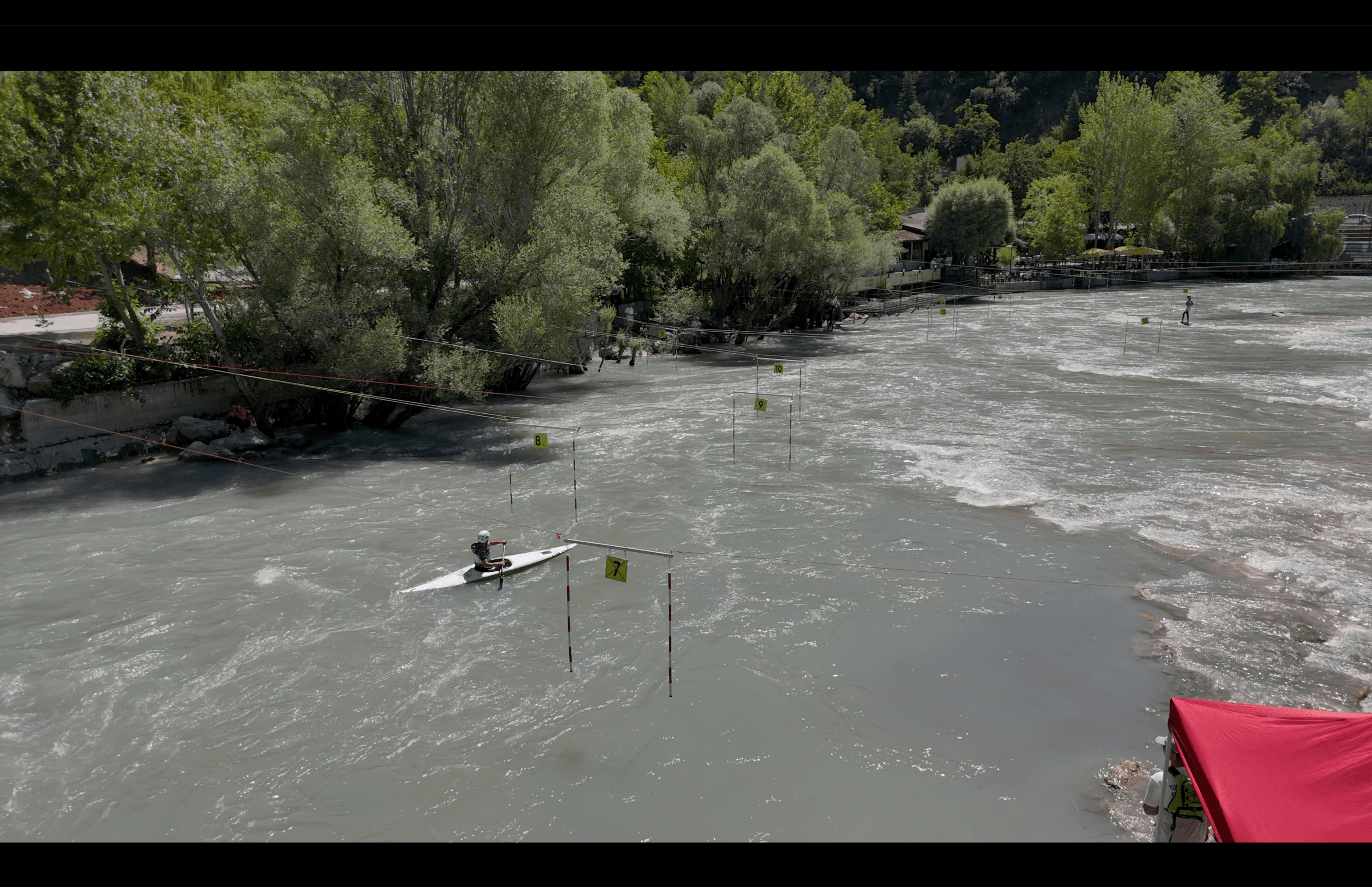 Dersim'de Akarsu Kano Slalom Bahar Kupası başladı