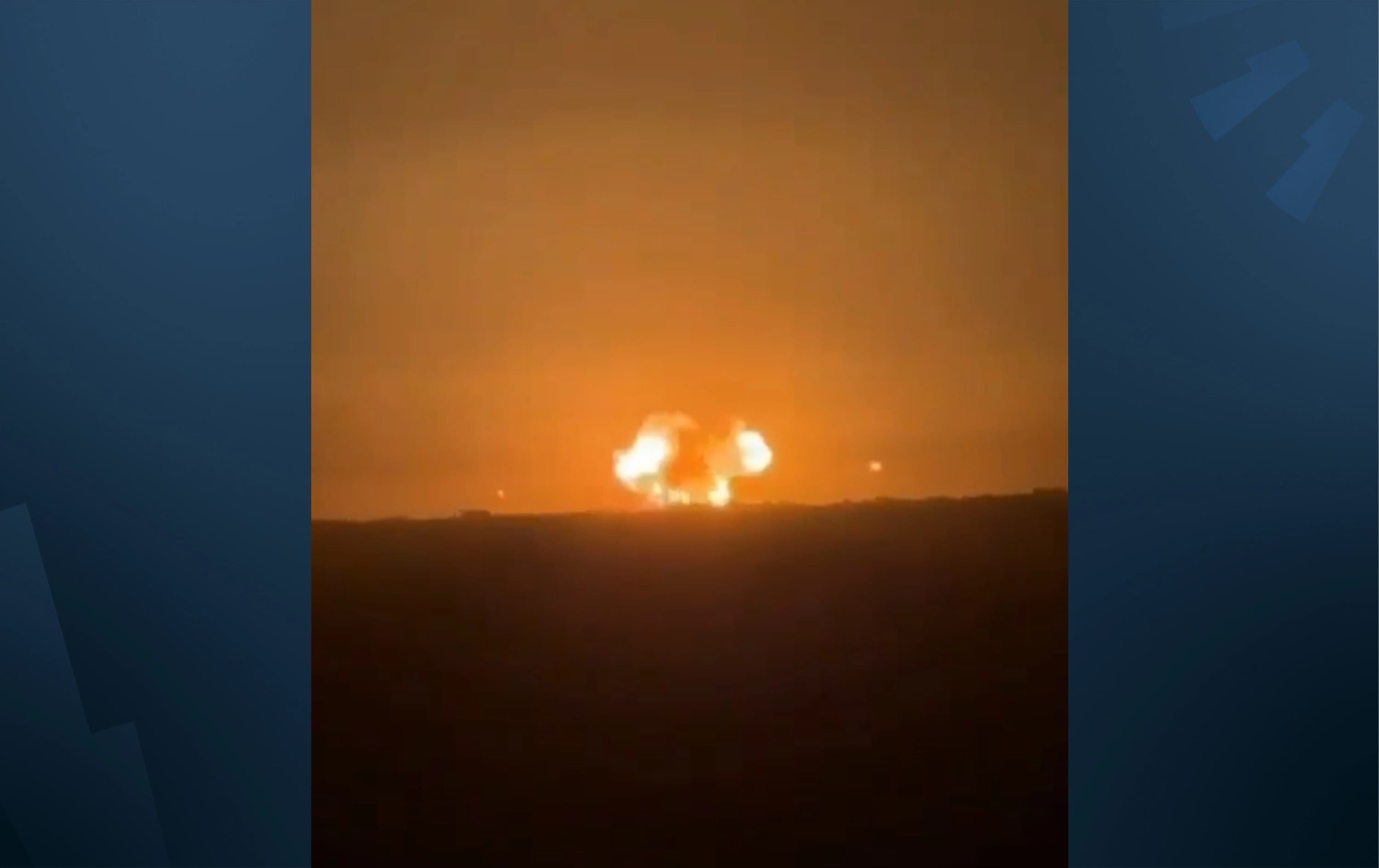 صورة من مقطع فيديو متداول للحادث