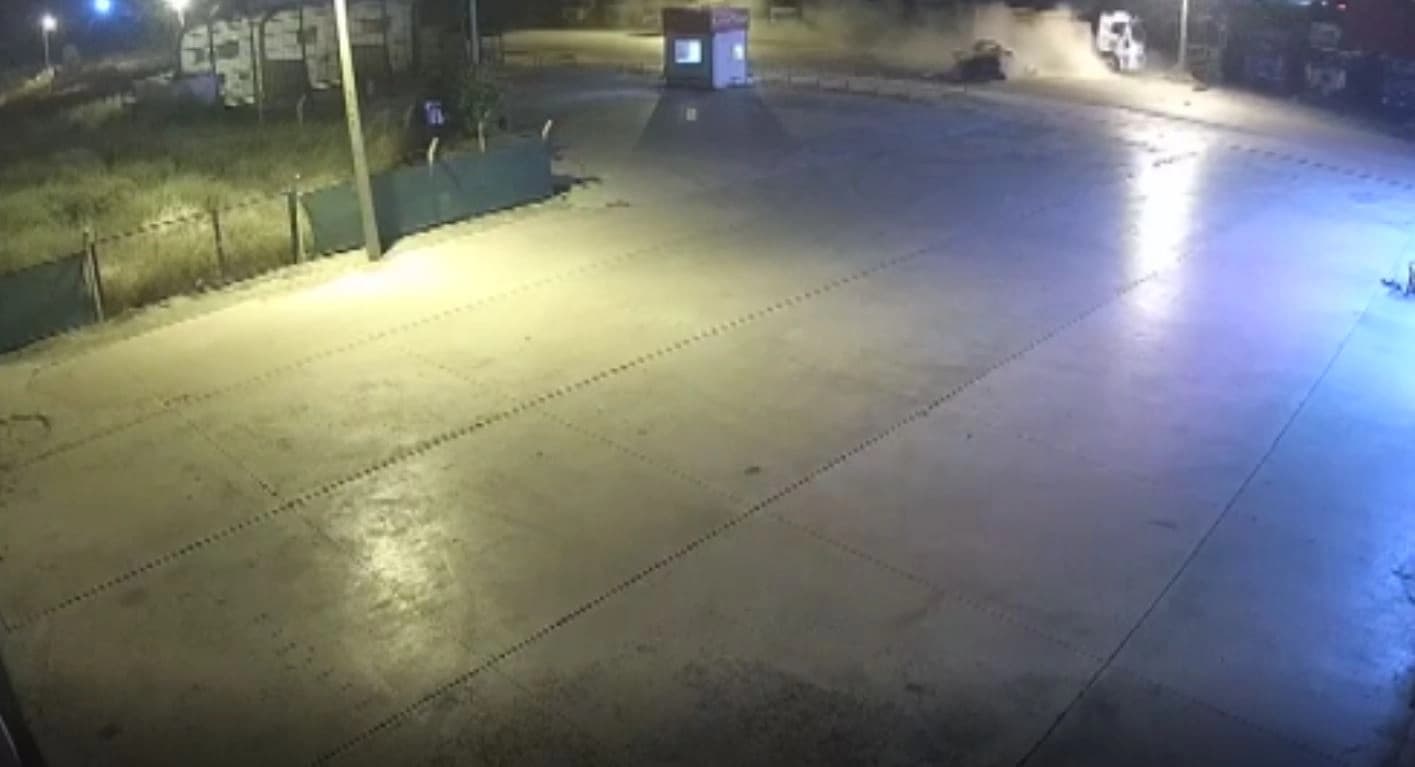 Olay yer. / Foto: Video alıntısı