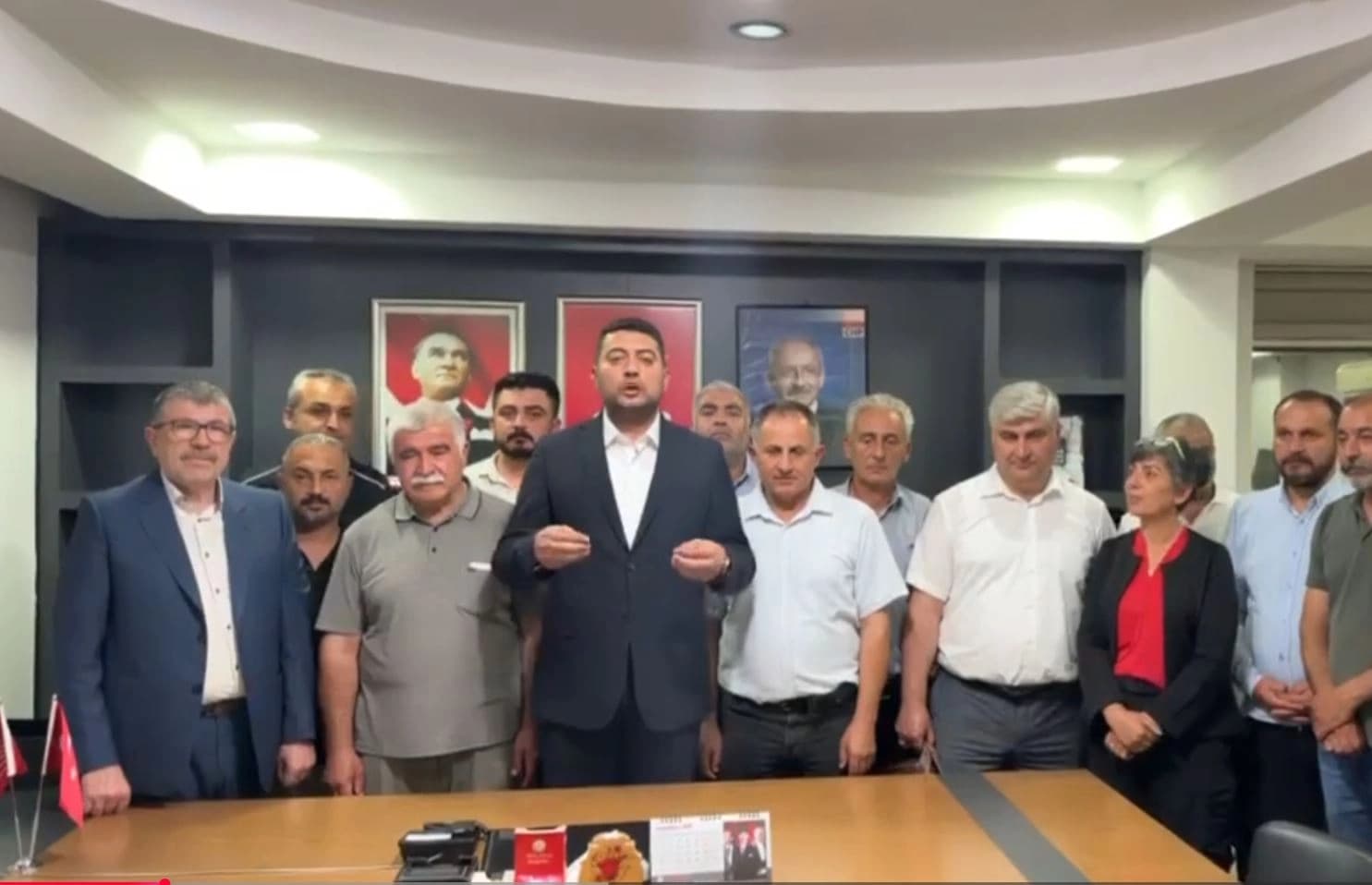 CHP Malatya İl Başkanlığı'na atanan Hakan Satılmış.