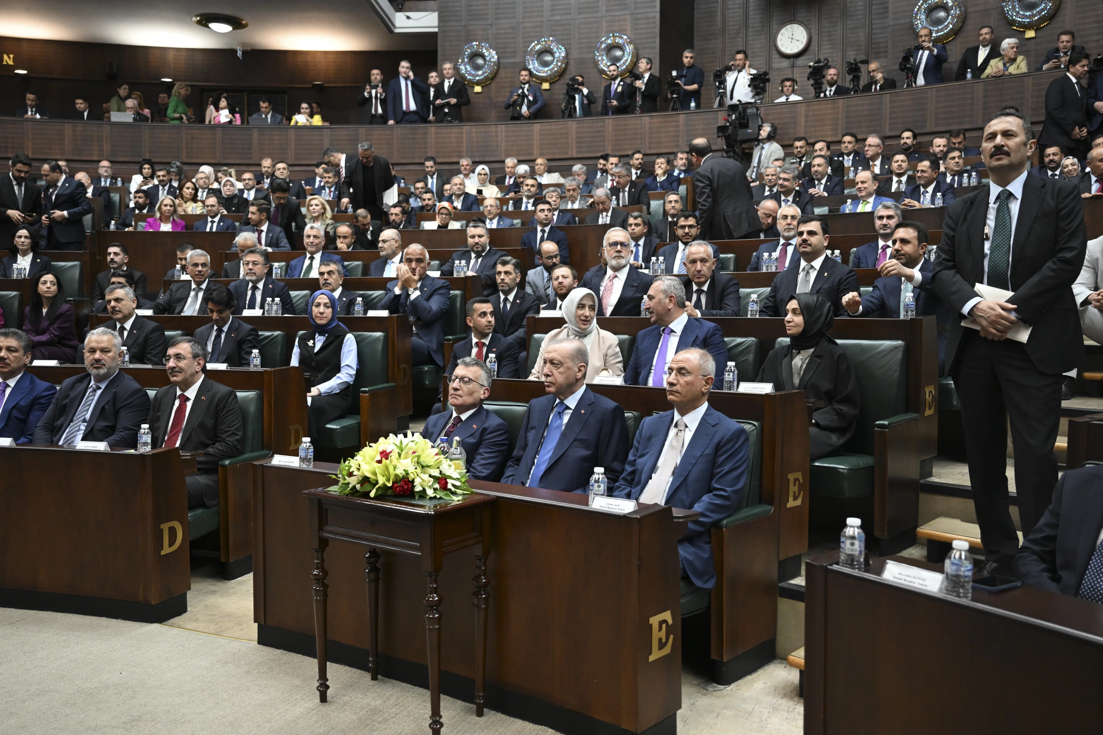 Dünkü AK Parti Meclis grup toplantısındanbir kare. / Foto: AA