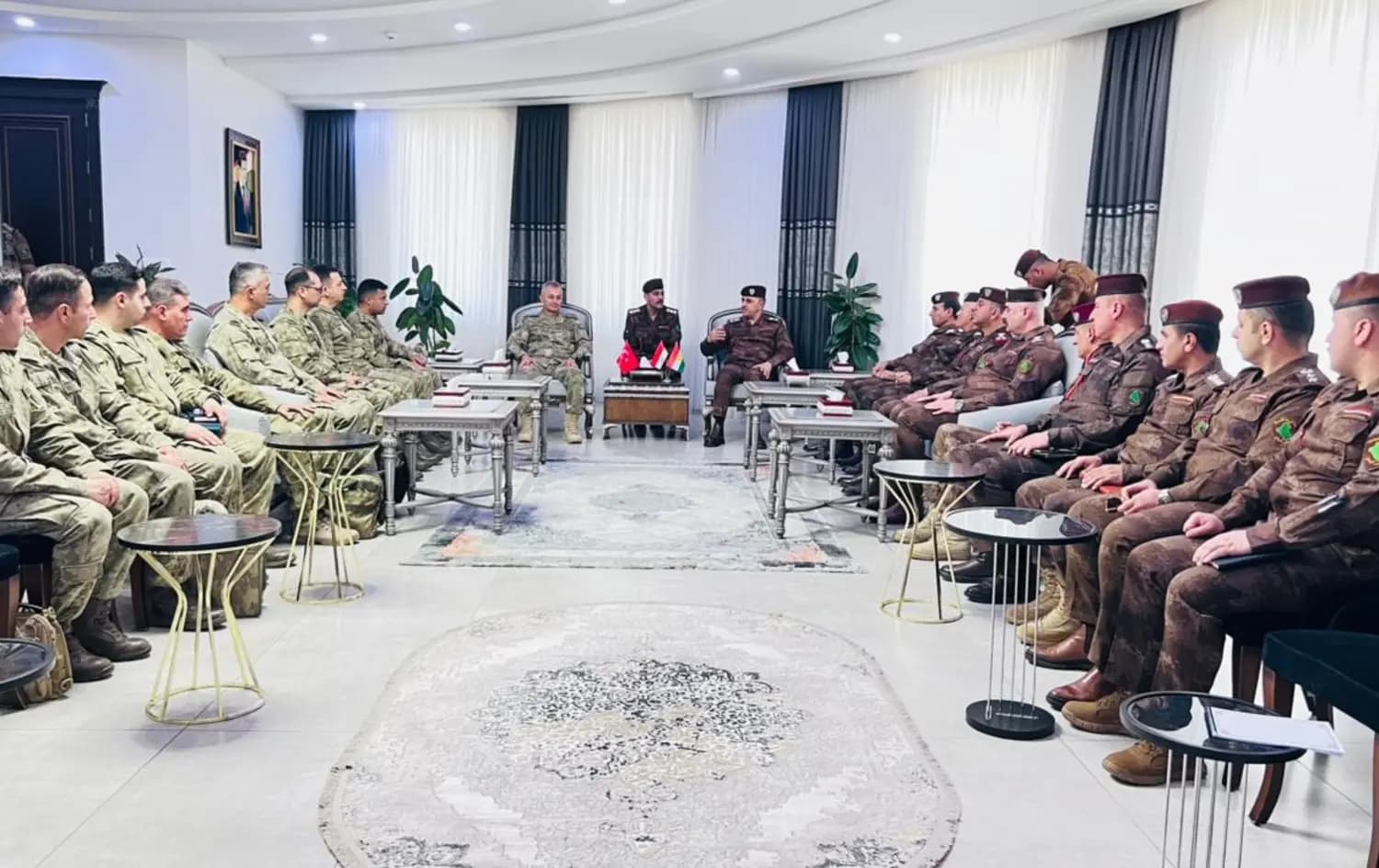 Civîna pilebilind a ewlehiyê ya Îraq û Tirkiyeyê / Wêne: Hêzên Nobedarên Sînor ên Îraqê