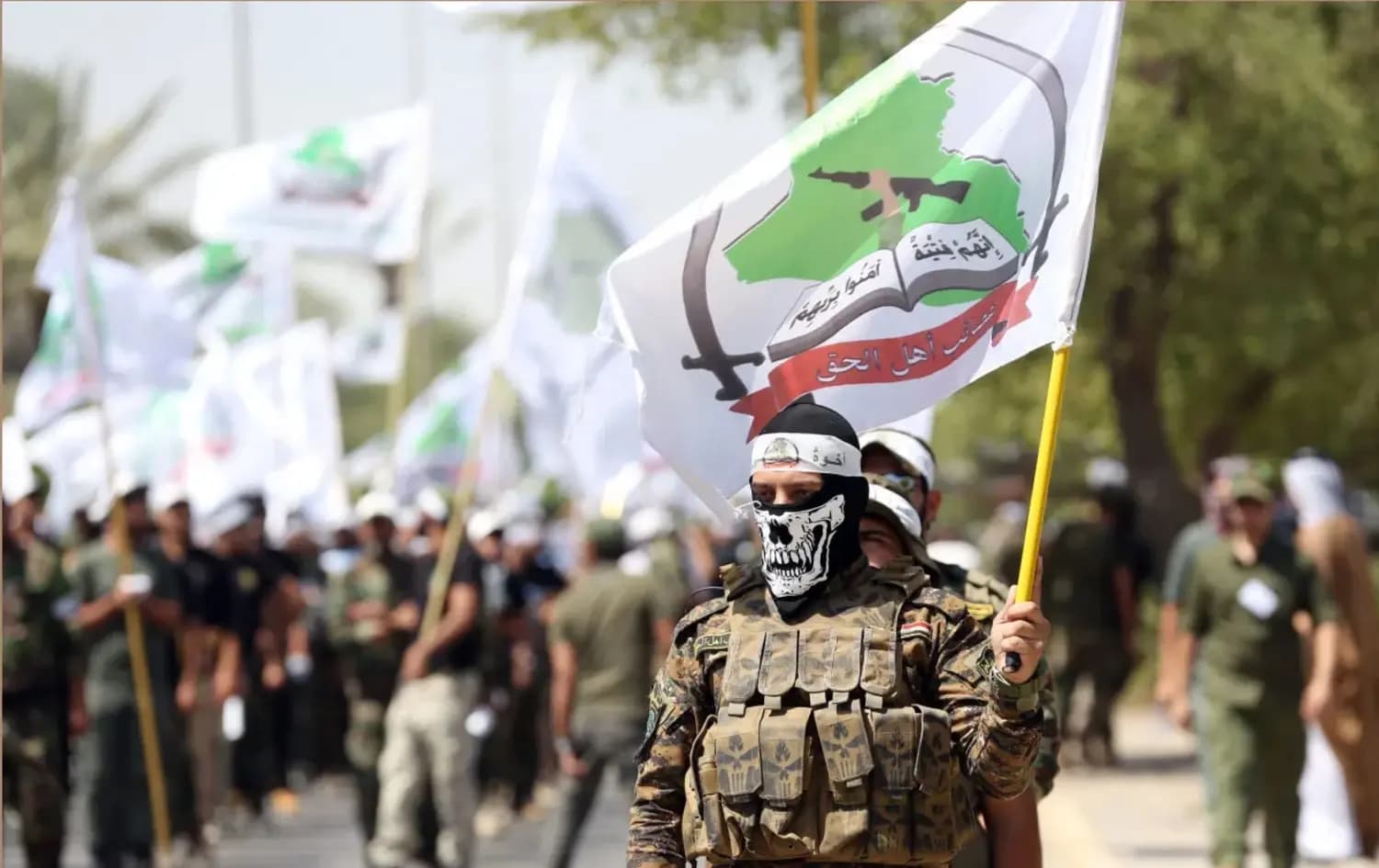 İran destekli Irak'taki Esaib Ehli Hak grubu Foto: Arşiv