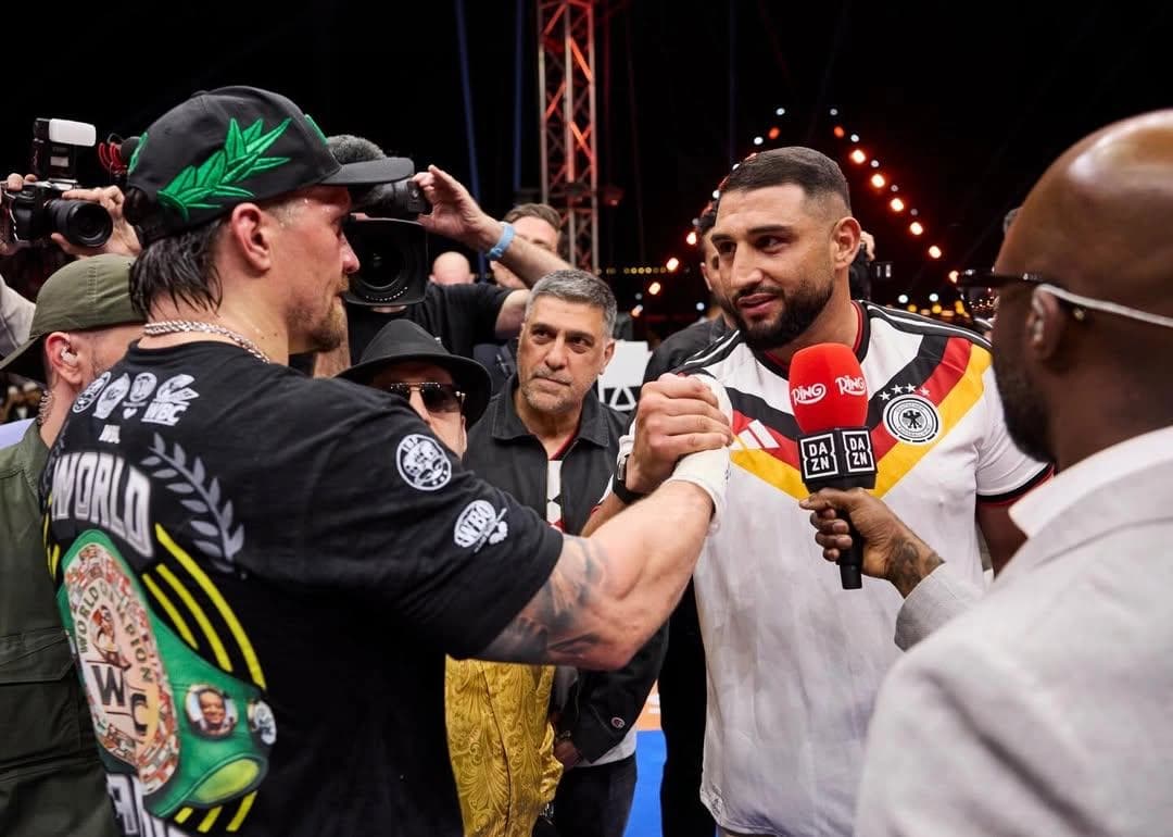 Oleksandr Usyk û Agît Kabayel / Wêne: Agît Kabayel
