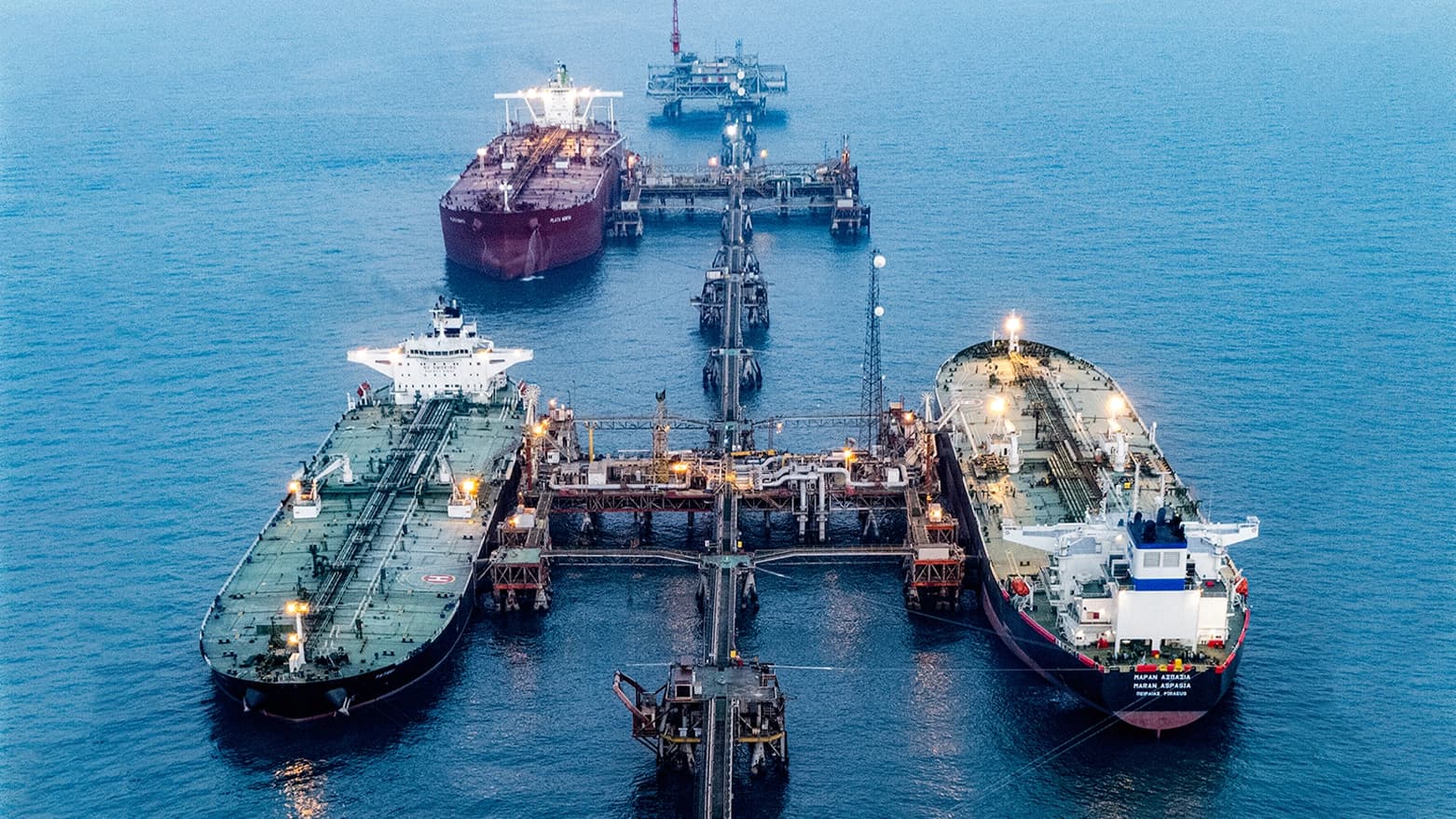 Oil tankers at Basrah Oil Terminal. Photo: File/AFP