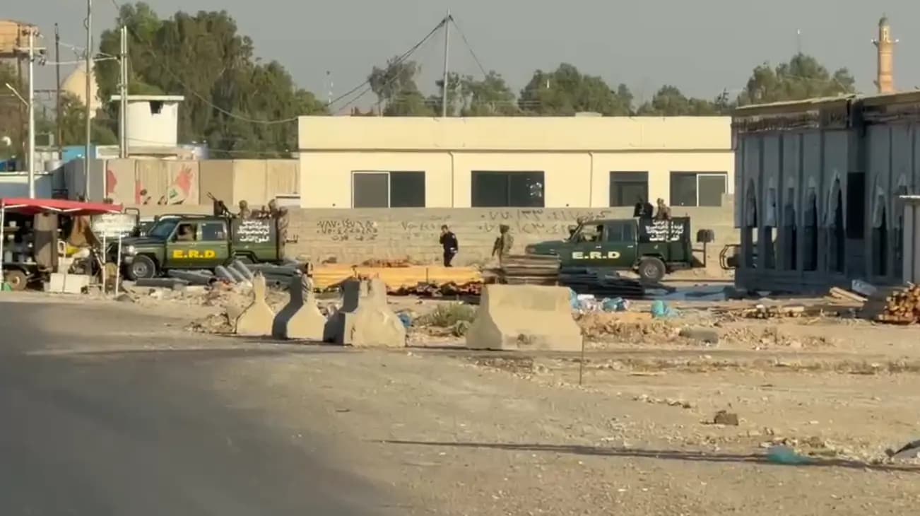 Hêzên ewlehiyê yên Îraqê yên li Pirdê / Wêne: Rûdaw