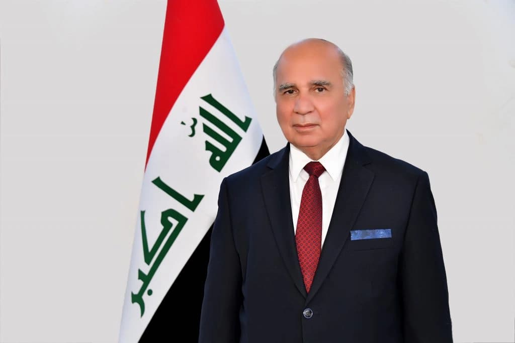 Iraqi FM Fuad Hussein. Photo: Iraqi foreign ministry