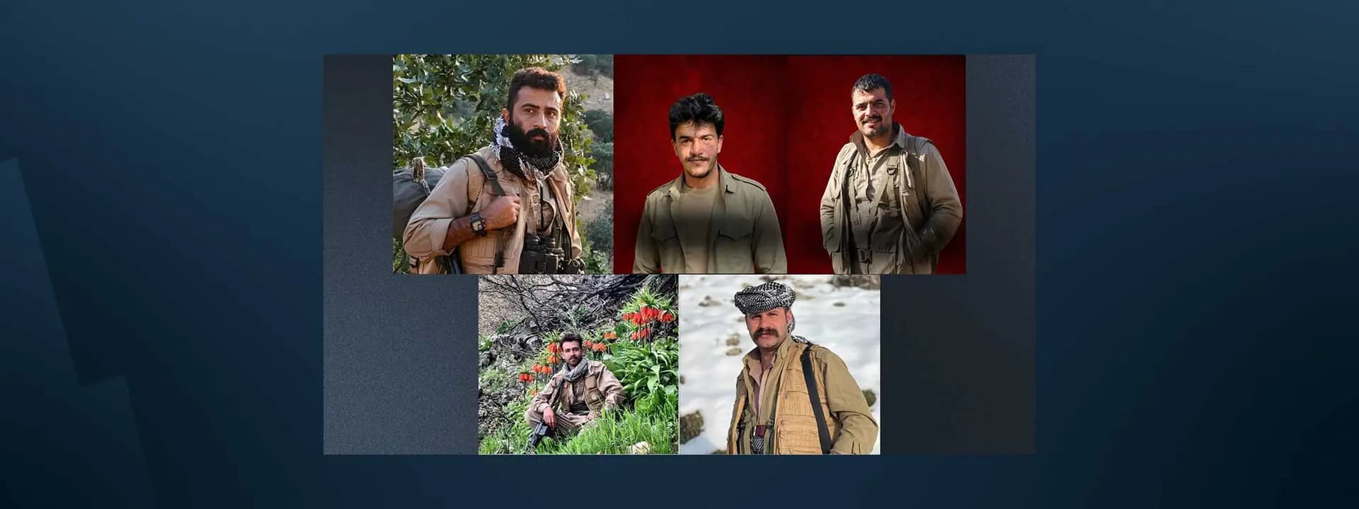 Pêşmergeyên ku canê xwe ji dest daye / Wêne: PDKÎ
