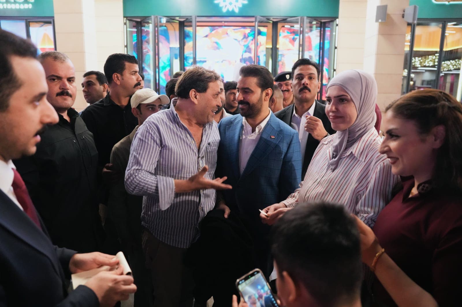 Iraqi prime minister Ali al-Zaidi (Center) touring the streets of Baghdad on July 1, 2026. Photo: Iraqi Prime Minister Office