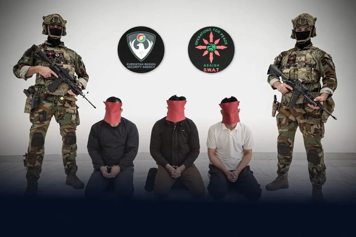 Foto: Kürdistan Bölgesi Genel Asayiş Müdürlüğü