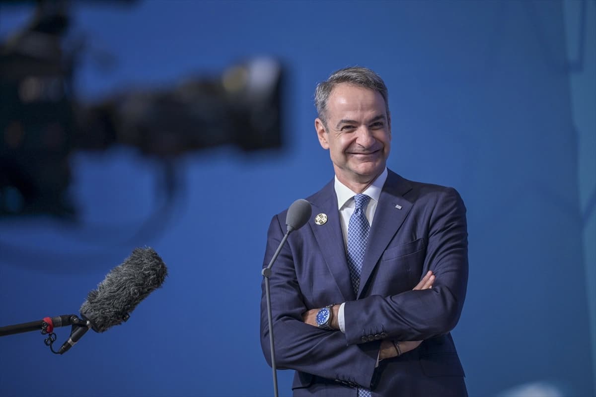 Yunanistan Başbakanı Kiryakos Miçotakis Ankara'da NATO Zivesi'ne katıldı.