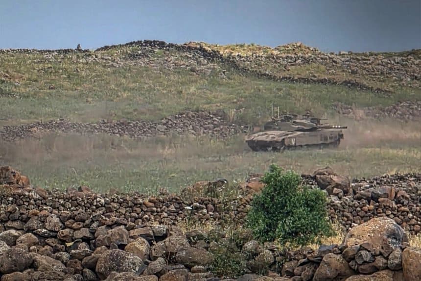 Israeli forces in Syria. Photo: SANA
