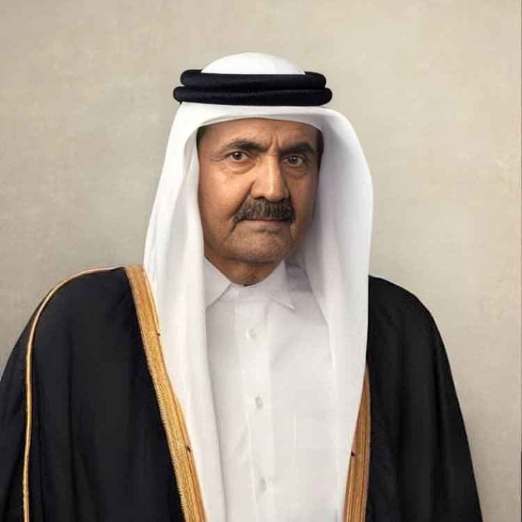 أمير قطر السابق الراحل حمد بن خليفة آل ثاني