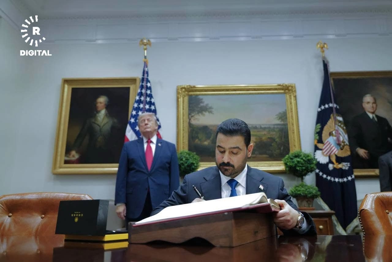 ABD Başkanı Donald Trump, Beyaz Saray’da Irak Başbakanı Ali Zeydi ile bir araya geldi