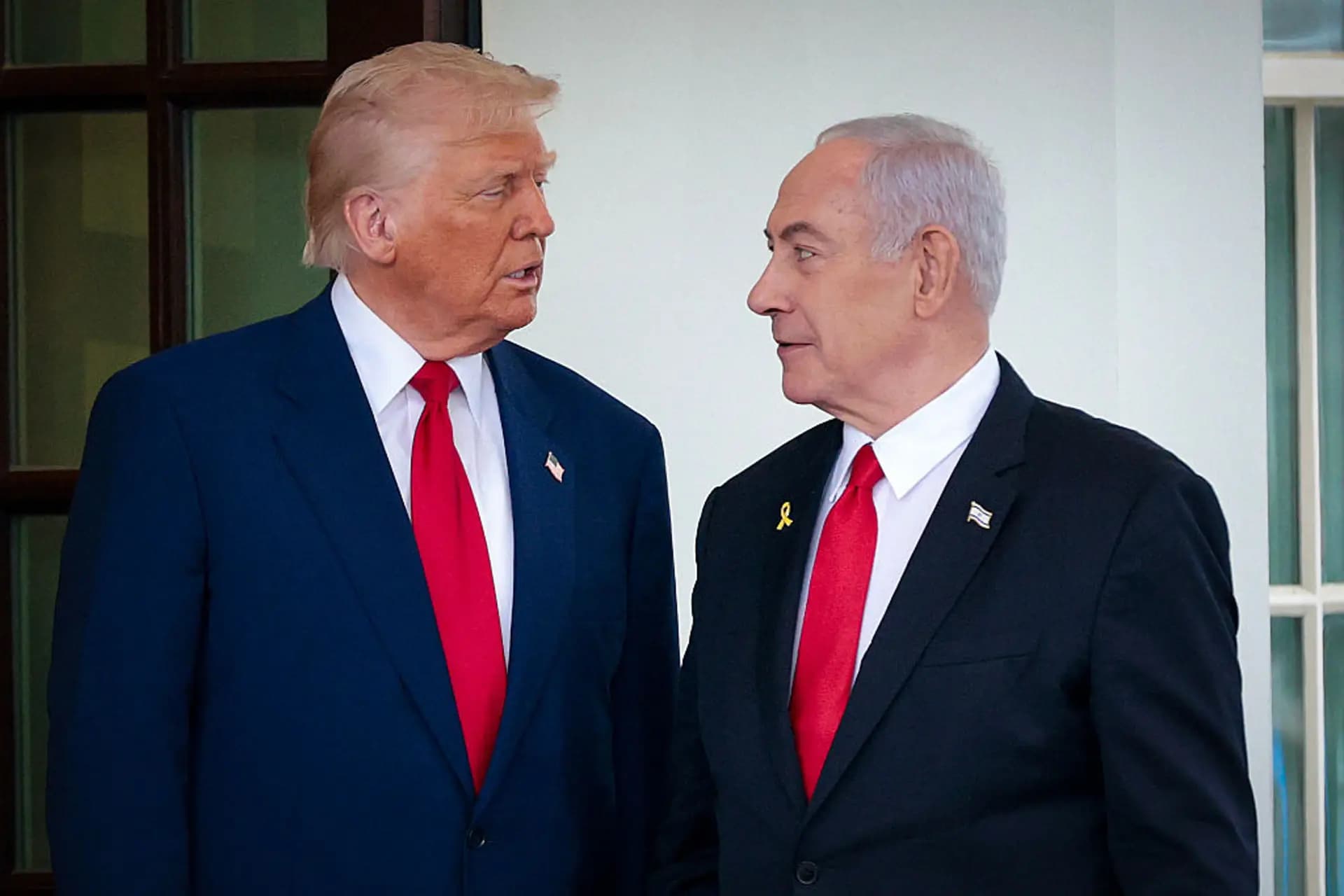 Trump û Netanyahu / Wêne: Alex Wong––Getty Images