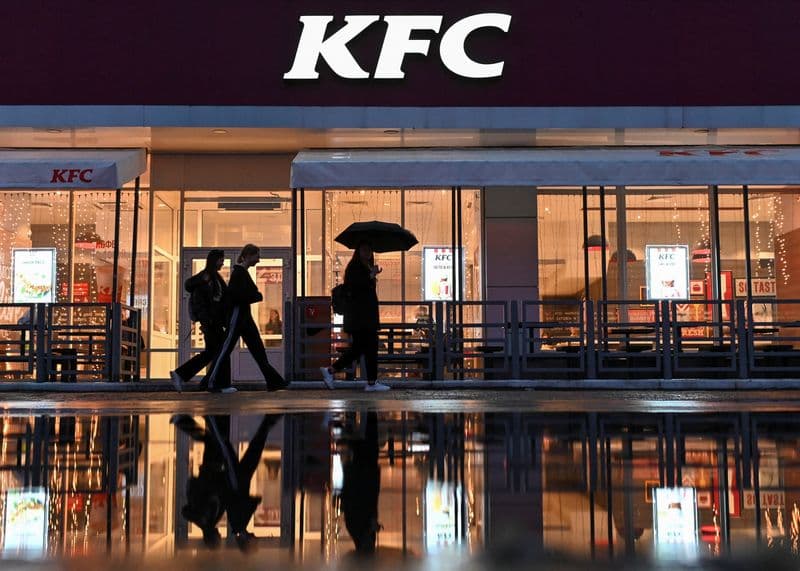Rusya'da bir KFC şubesi
