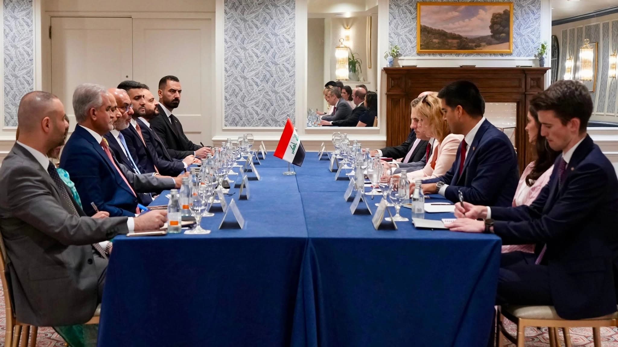 Iraqi oil and energy ministers meet US deputy energy secretary in Washington DC, June 14, 2026. Photo: Iraqi oil ministry