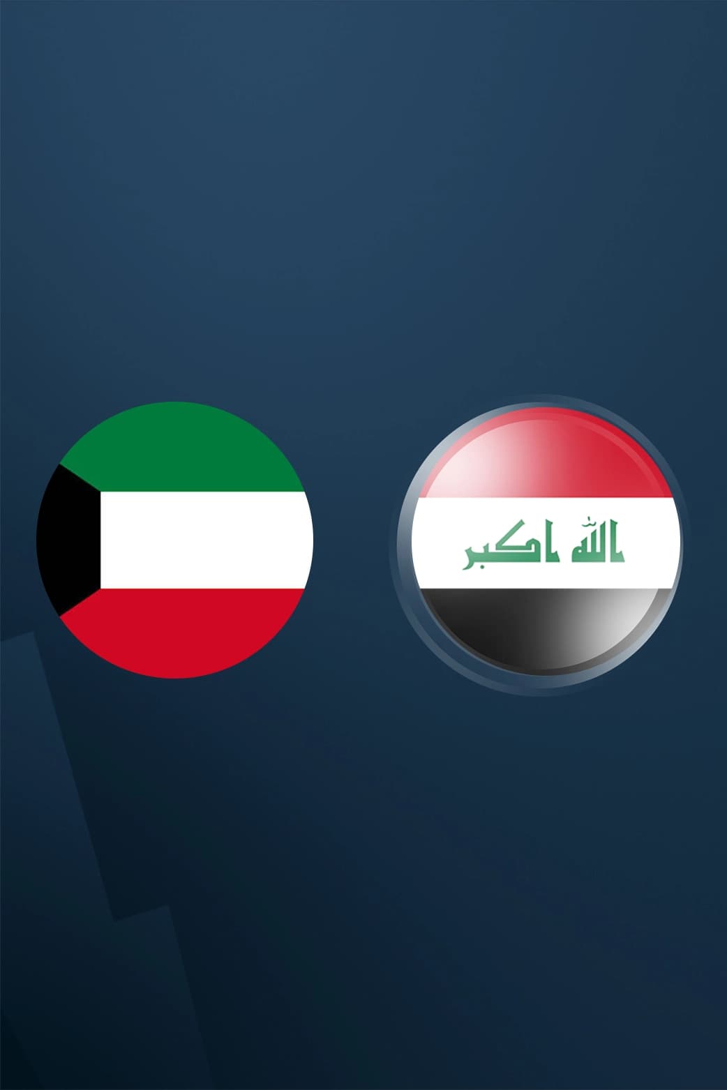 Kuwait and Iraq flags. Graphic: Rudaw