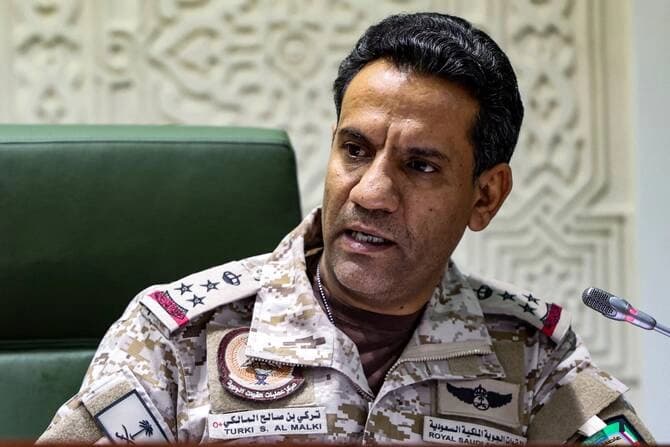 Major General Turki al-Malki, spokesperson for the Saudi-led Coalition to Restore Legitimacy in Yemen. File photo: AFP