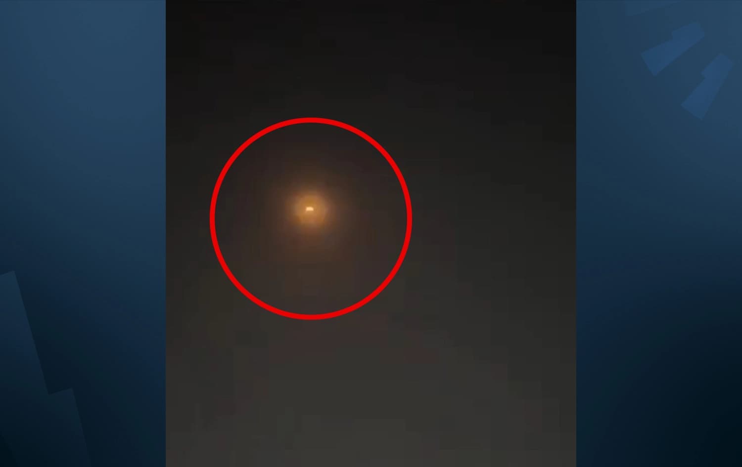 Projectile seen over Erbil on July 21, 2026. Photo: submitted