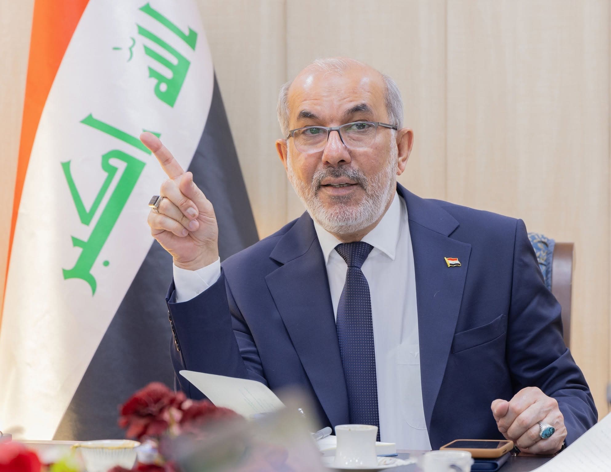 وزير النفط العراقي باسم محمد خضير