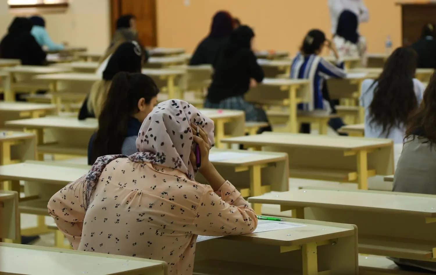 وێنەی هۆڵێکی تاقیکردنەوە. وێنە: ئەرشیڤ/رووداو