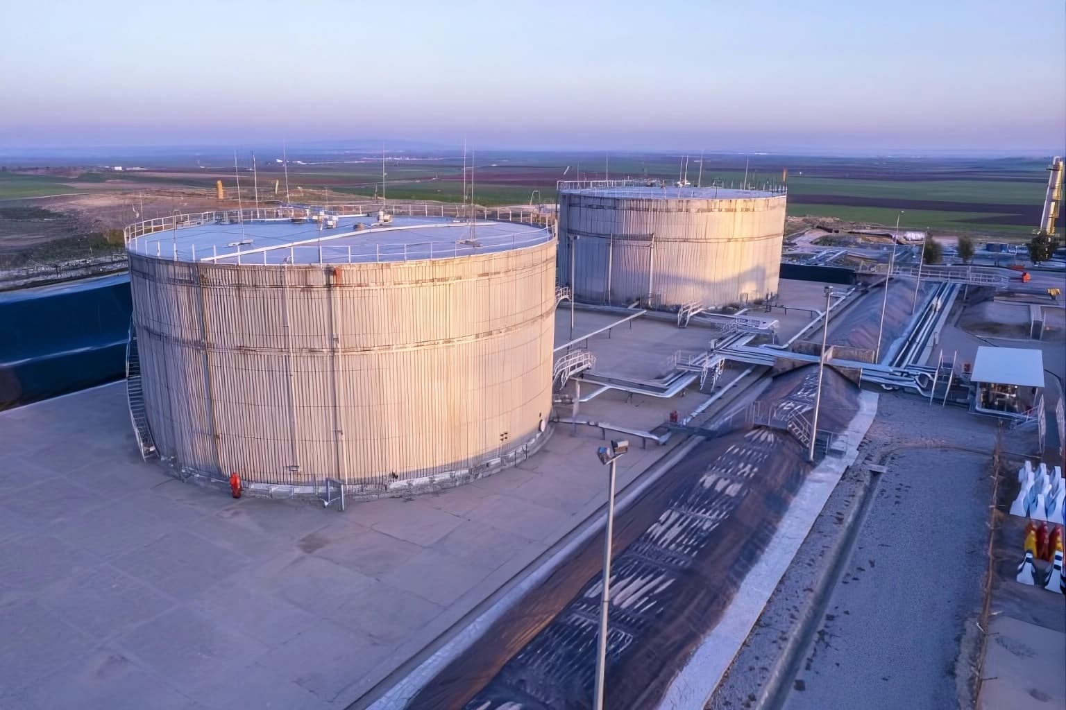 Sheikhan oil field fuel storage tanks in Duhok province. File Photo: Gulf Keystone Petroleum