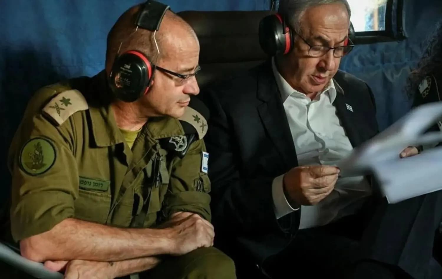 Benjamin Netanyahu û berpirsekî Îsraîlê / Wêne: Arşîv