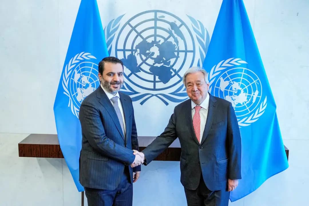 Esed Şeybanî û Antonio Guterres / Wêne: Arşîv