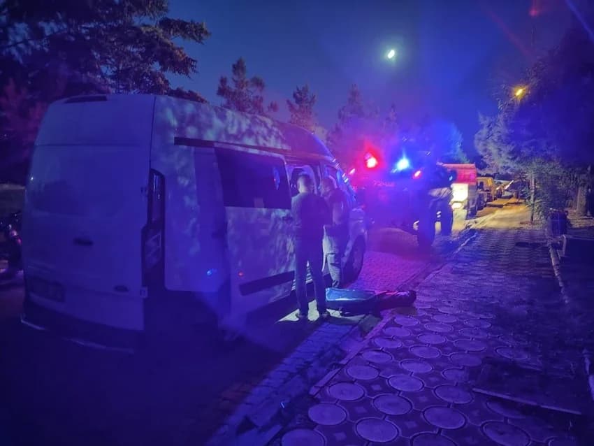 Olay yerinden kare. / Foto: Sosyal medya