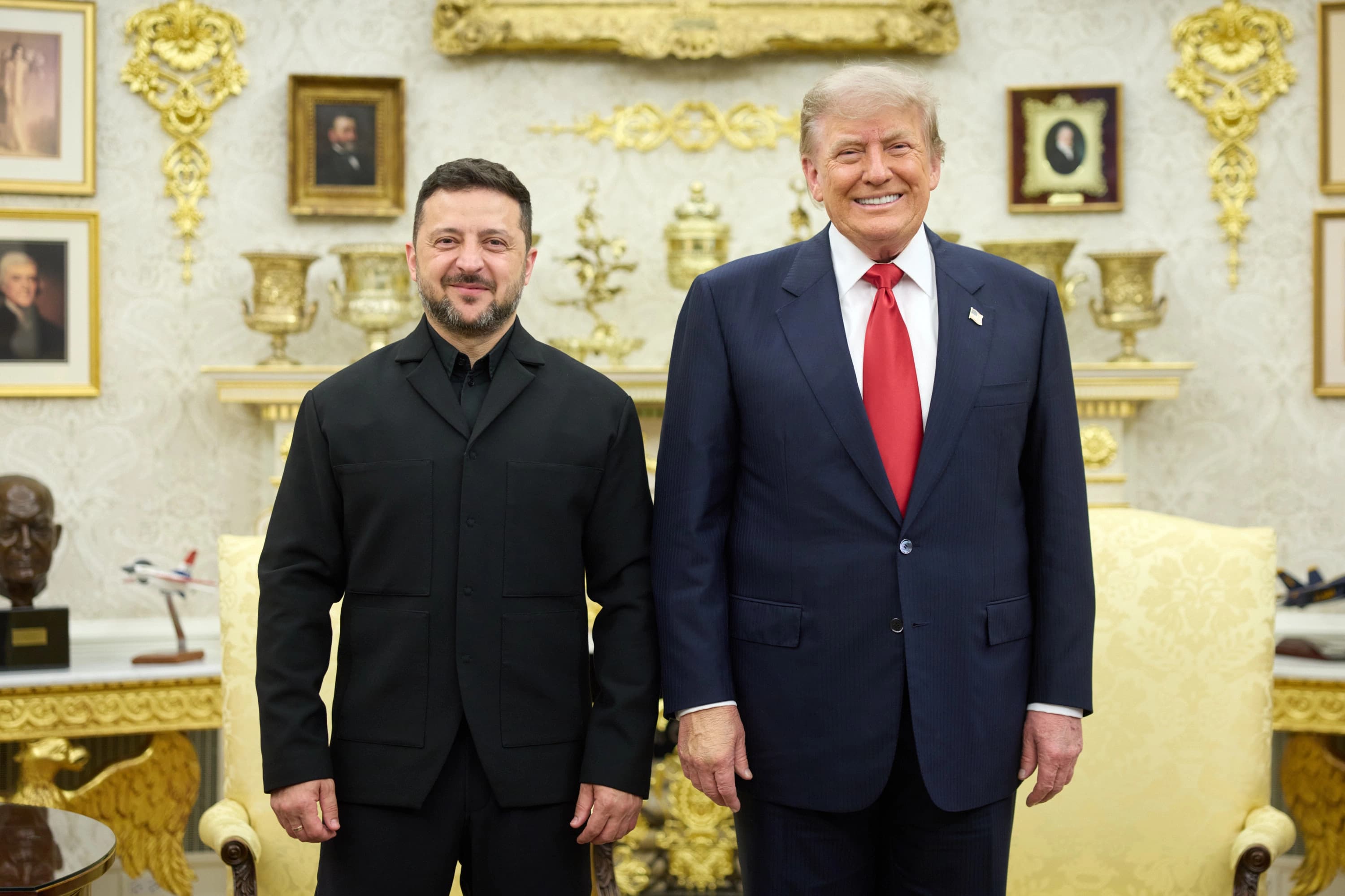 Trump û Zelenskyy li Koşka Spî civiyan / Wêne: Xa Zelenskyy