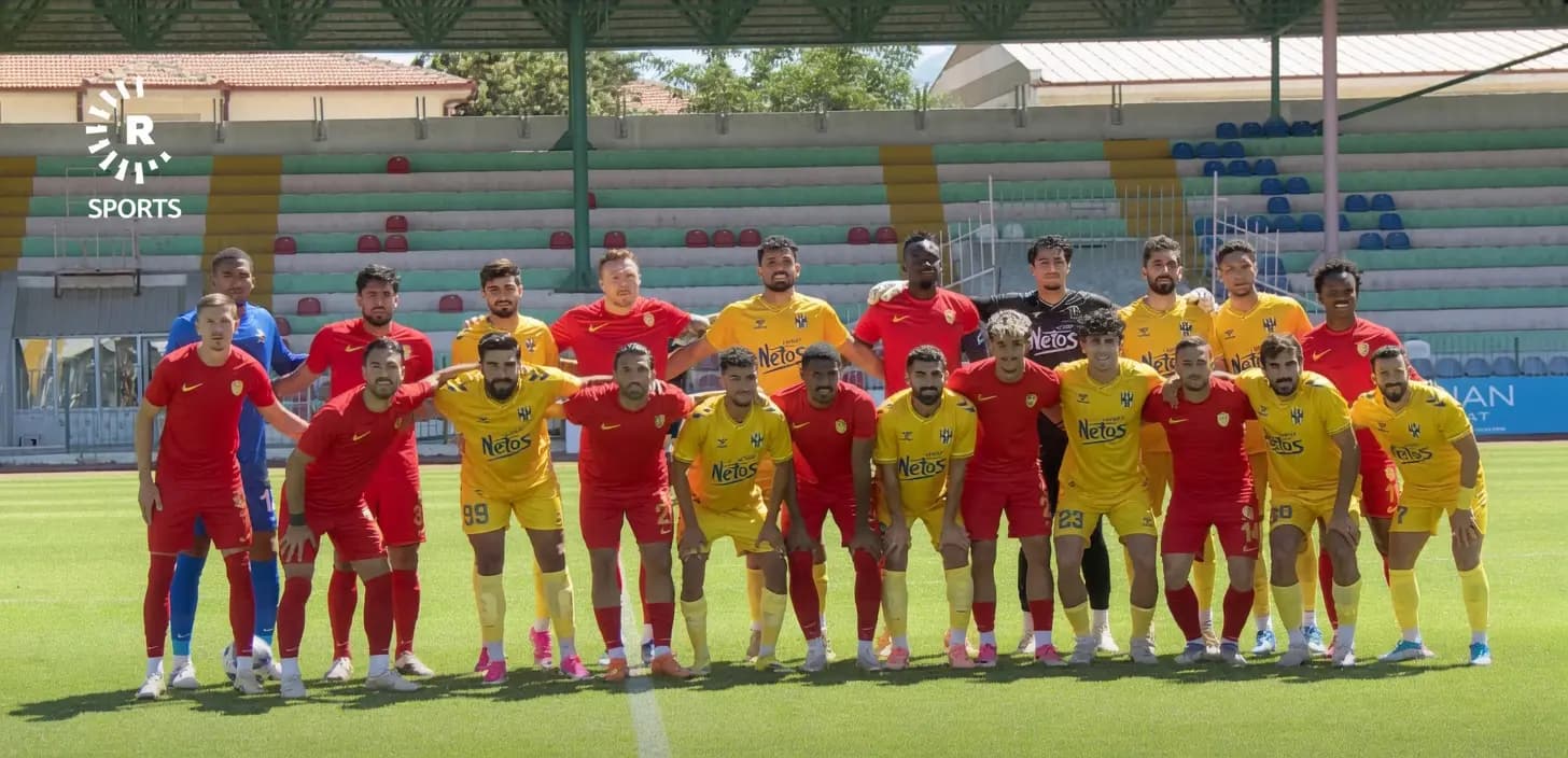 Tîmên Amedspor û Dihokê / Wêne: Rûdaw