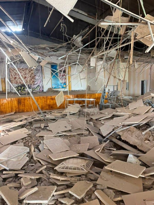 The aftermath of the US-Saudi attack on one of the bases of the Popular Mobilization Forces (PMF) in Iraq on July 29, 2026. Photo: PMF