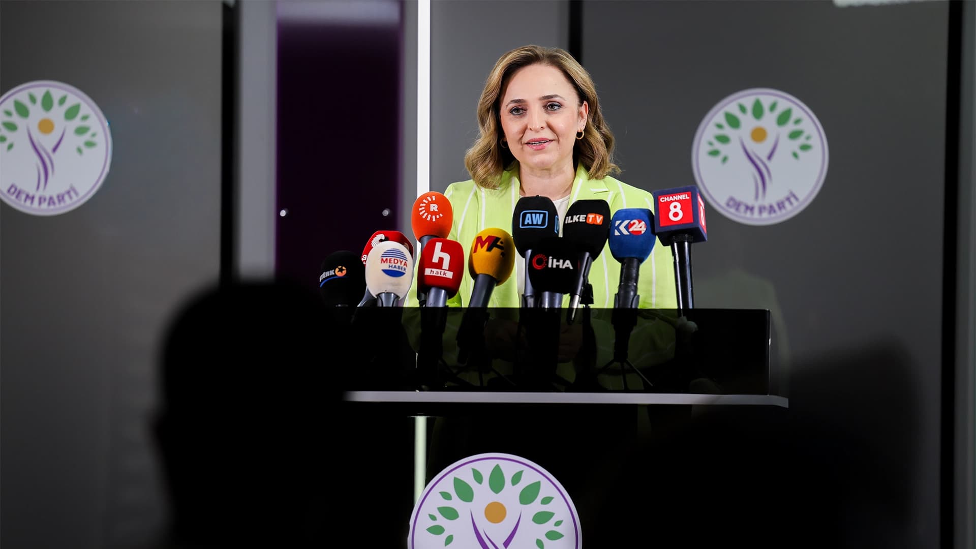 Berdevka DEM Partiyê Ayşegul Dogan / Wêne: DEM Partî