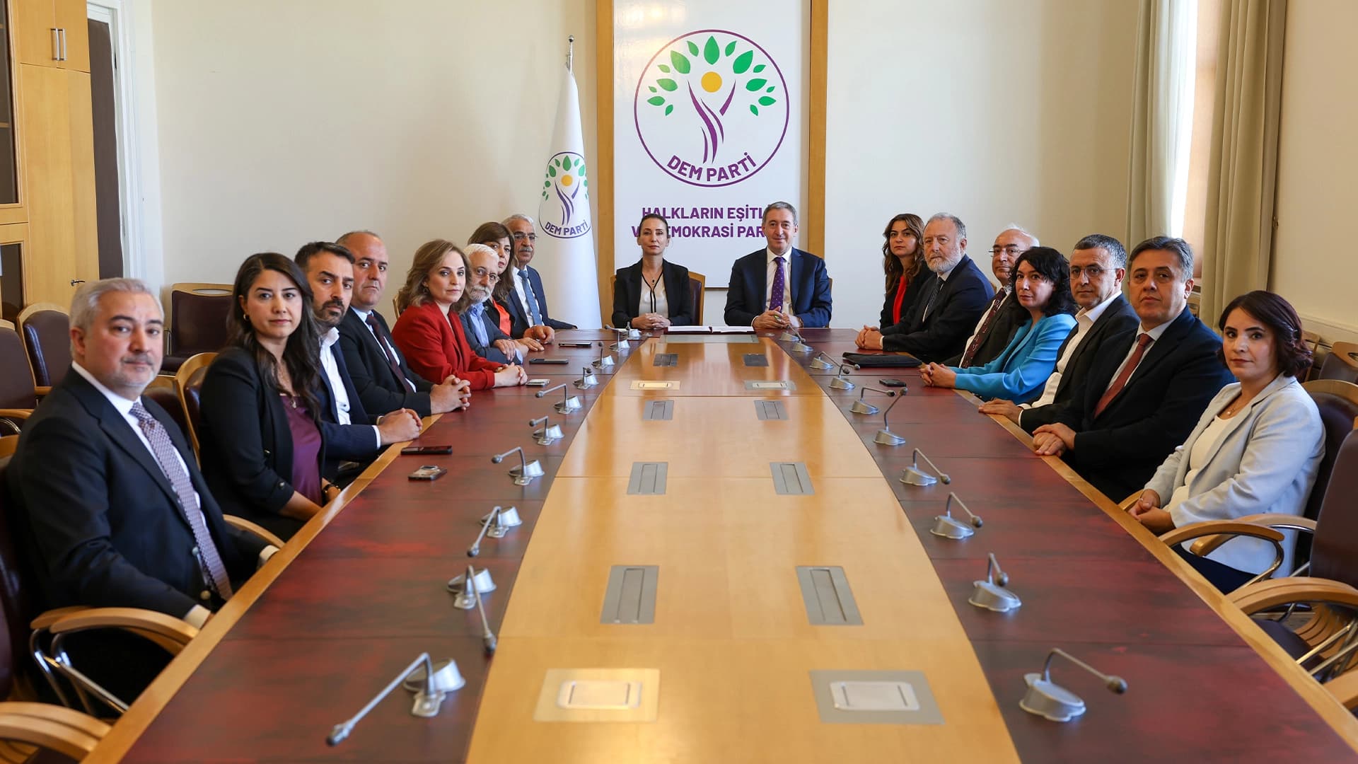 Rayêdarên DEM Partiyê / Wêne: DEM Partî
