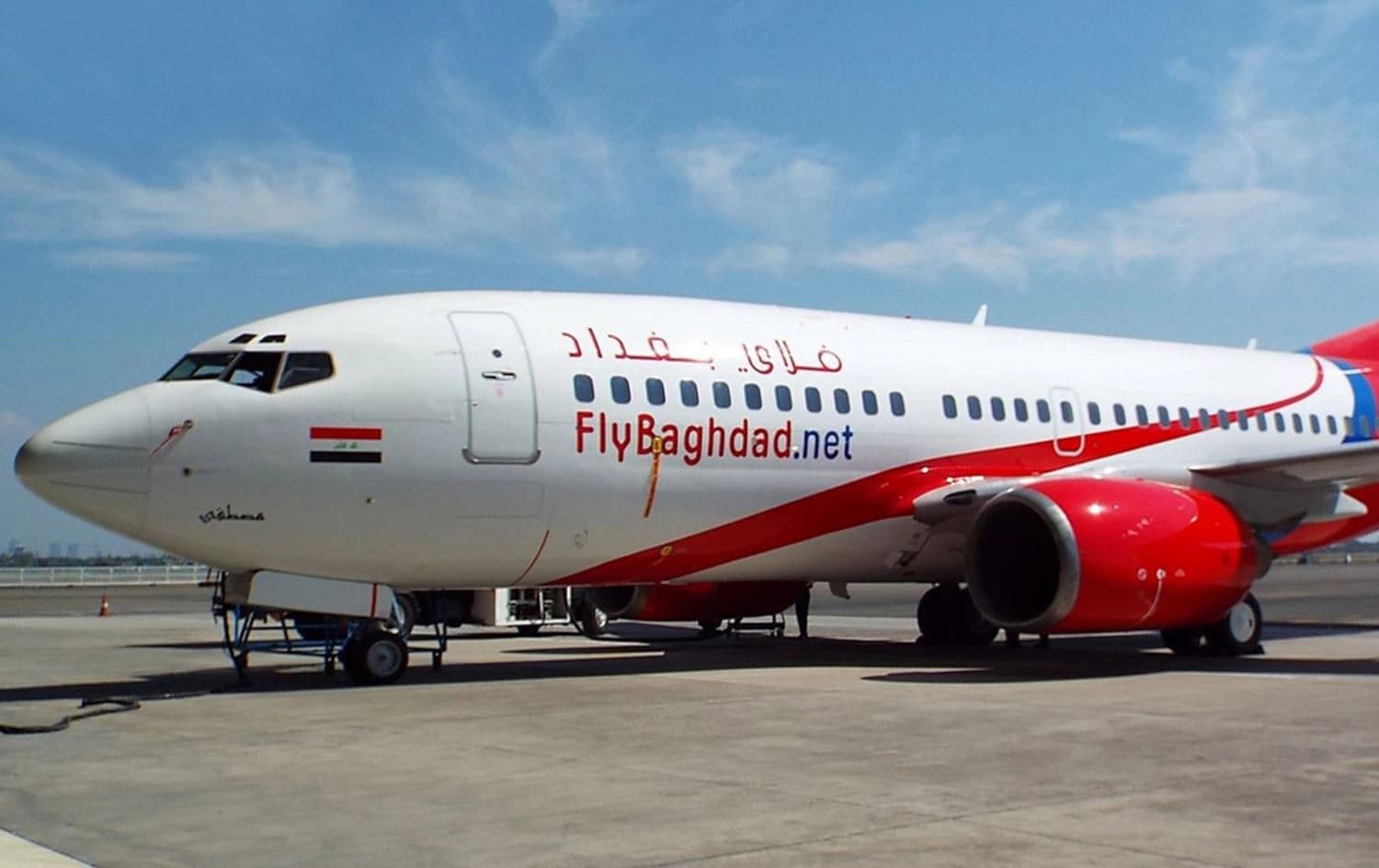 طائرة تابعة لشركة طيران فلاي بغداد