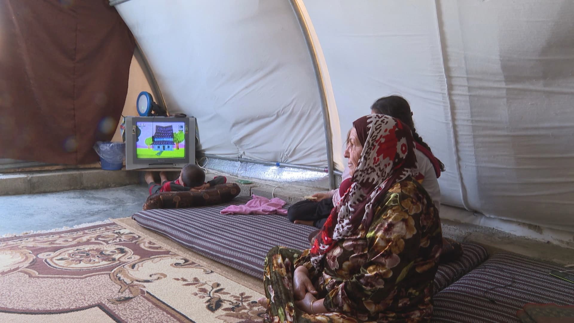 Malbateke koçber a li kampê / Wêne: Arşîv