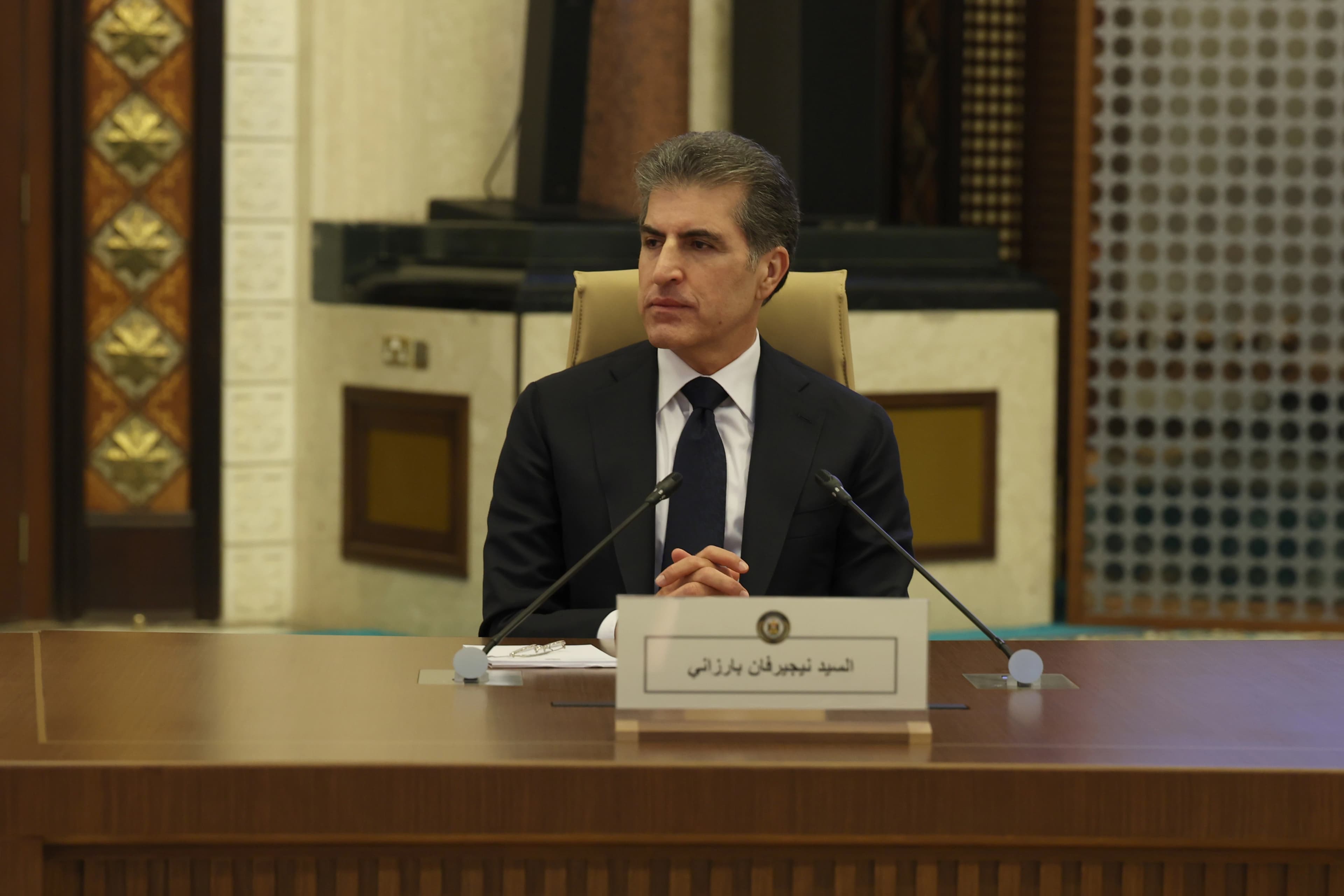 نێچیرڤان بارزانی لە کۆبوونەوەی هاوپەیمانیی بەڕێوەبردنی دەوڵەت