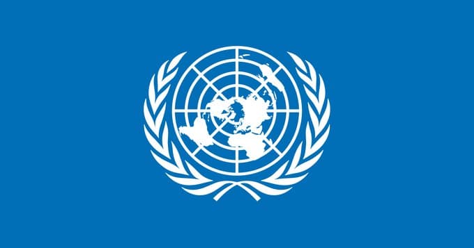 Flag of the United Nations. File photo