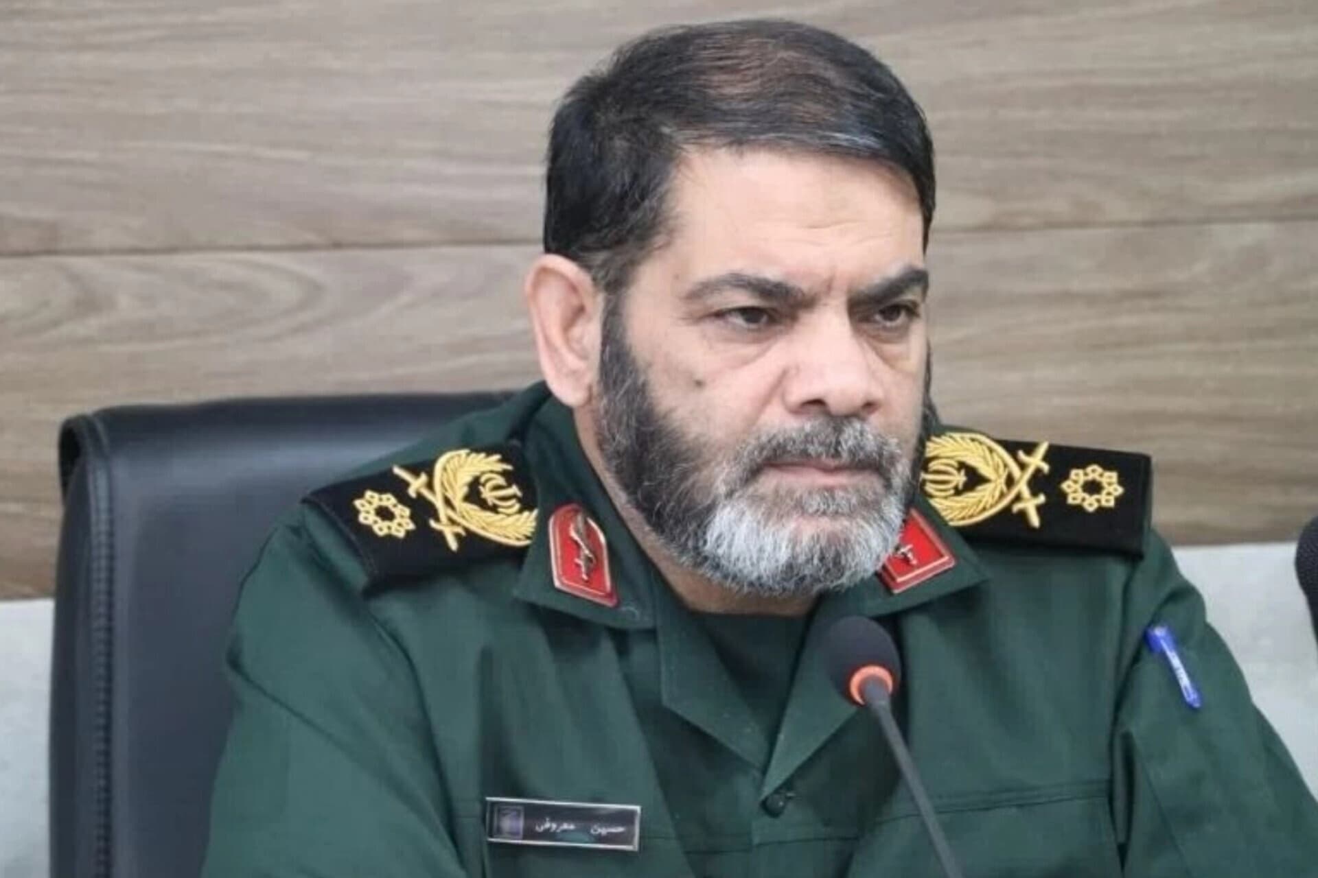 حوسێن مەعرووفی، جێگری فەرماندەی گشتیی سوپای پاسداران