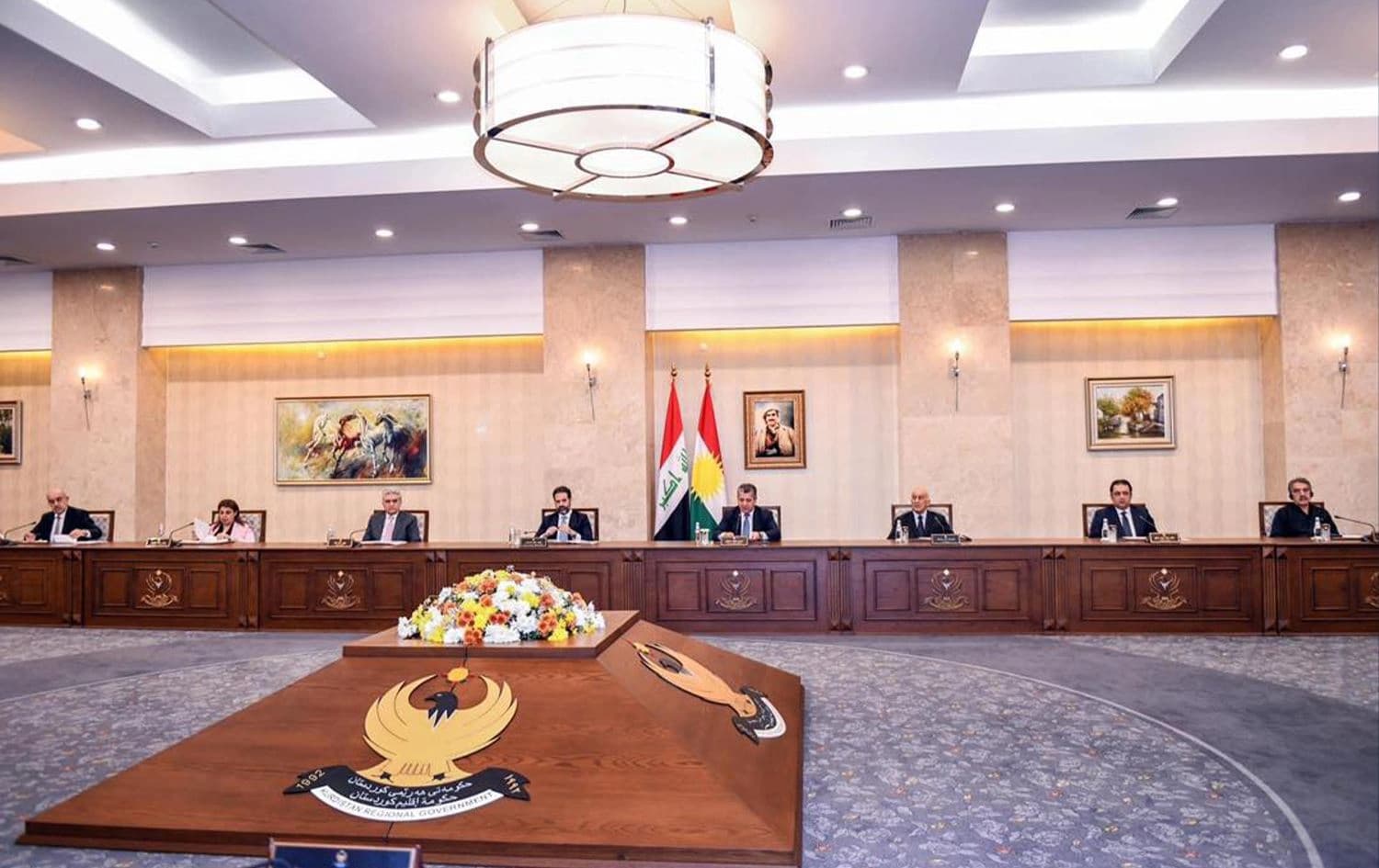 کۆبوونەوەی ئەنجوومەنی وەزیران