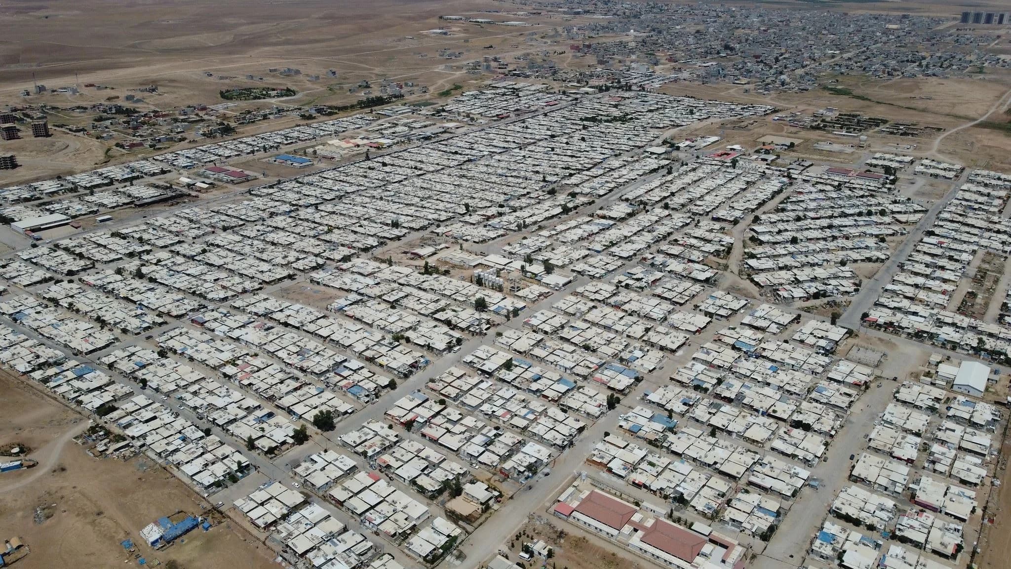 کەمپێکی ئاوارەکان لە هەرێمی کوردستان. وێنە: ئەرشیڤ