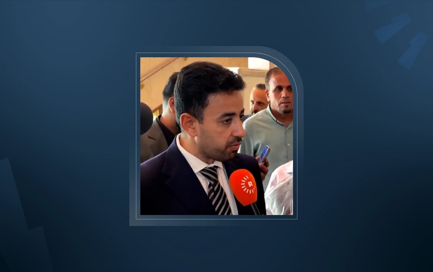 Syrian Health Minister Musab al-Ali speaks to Rudaw in Hasaka, northeast Syria (Rojava) on August 13, 2026. Photo: Screengrab/Rudaw