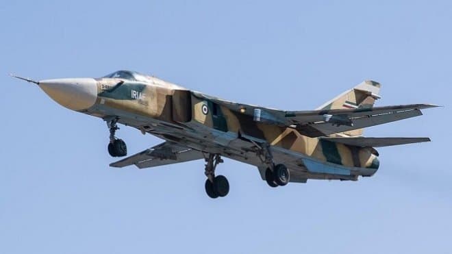 طائرة حربية من طراز "سوخوي-24" الإعلام الإيراني