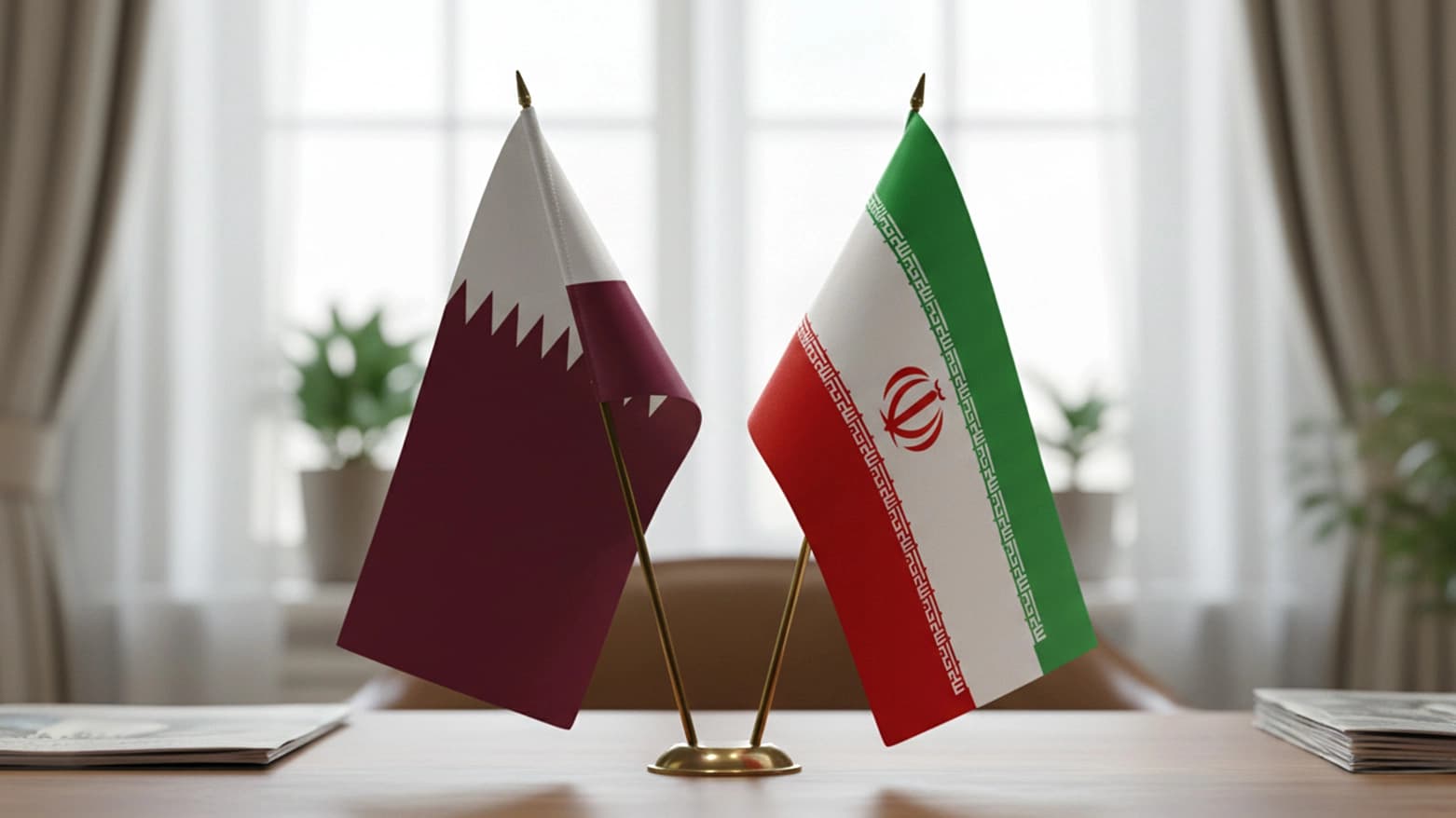 ئاڵای ئێران و قەتەر
