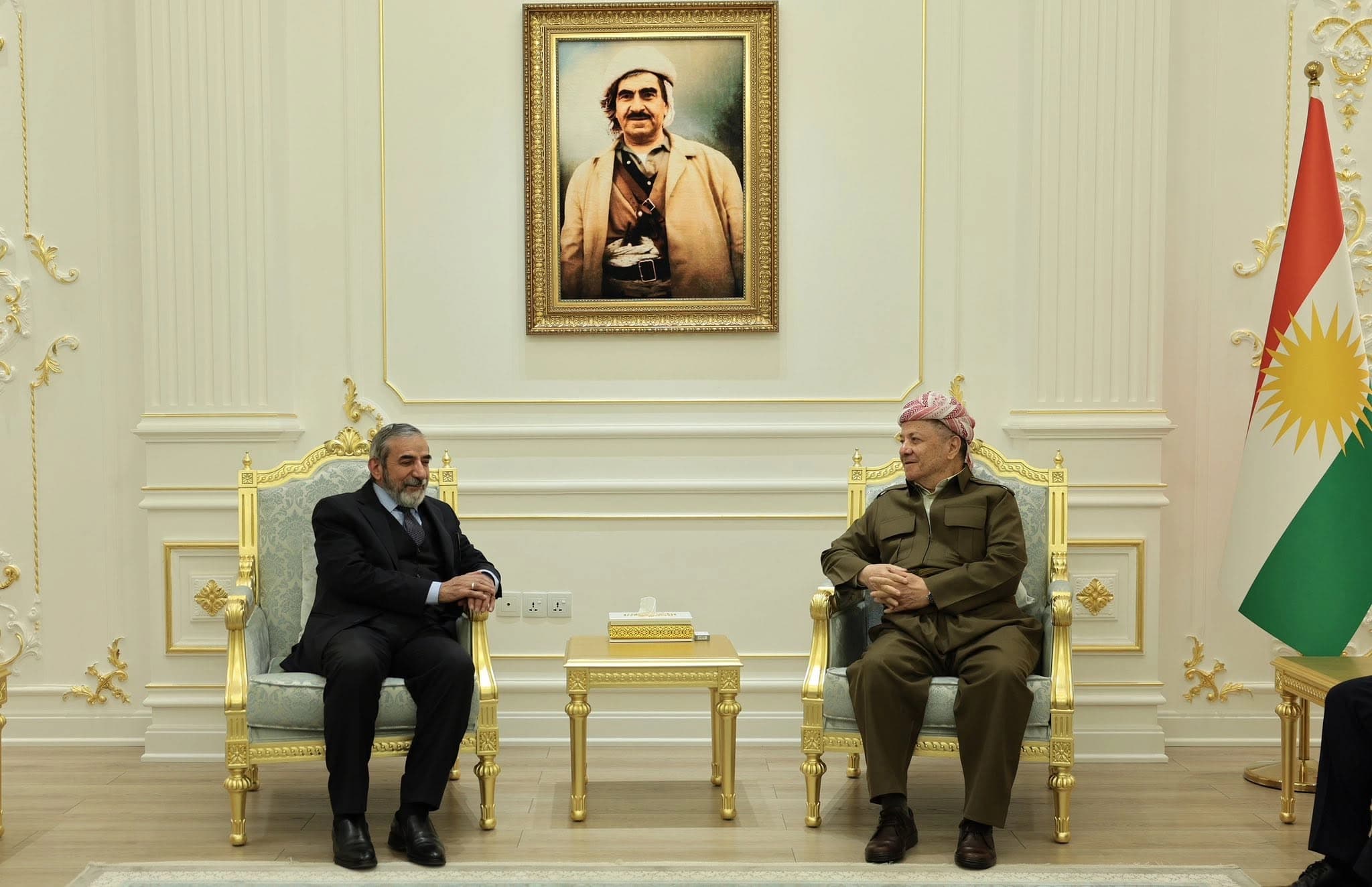 سەرۆک بارزانی و سەلاحەدین بەهائەدین