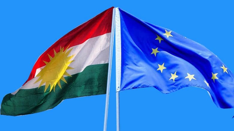 ئاڵای کوردستان و یەکێتیی ئەورووپا